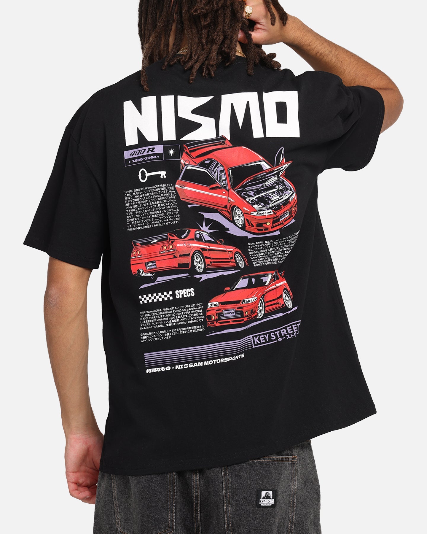 Key Street 400 R T-Shirt Black